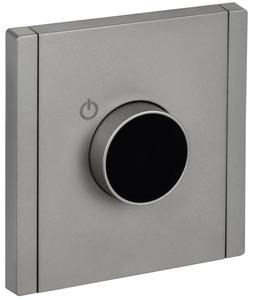 Термостат электронный FORTE&PIANO FP552 с индикацией сталь IEK FP-RT11-K46