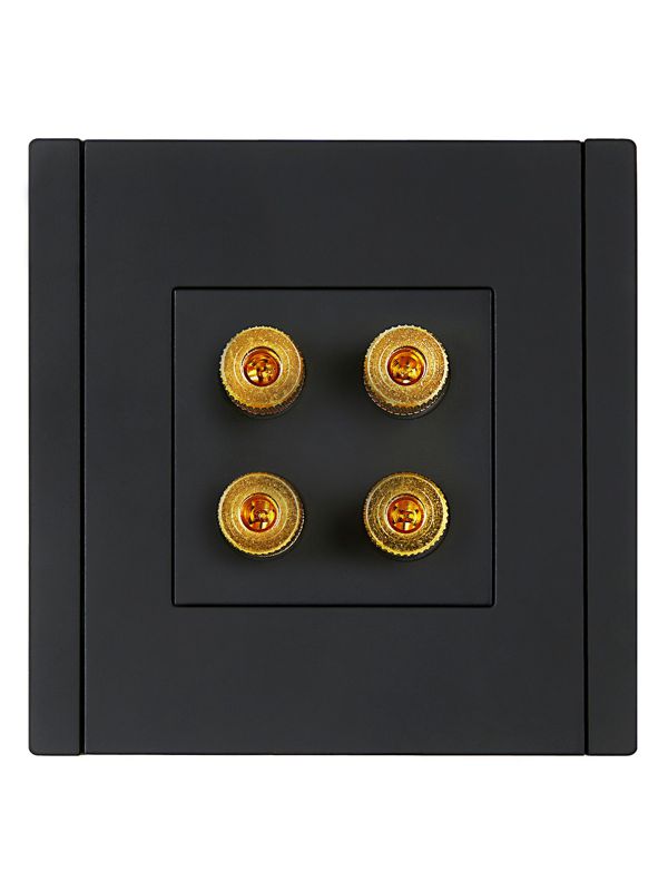 Аудиорозетка 4-м FORTE&PIANO FP139 черн. IEK FP-S40-K02