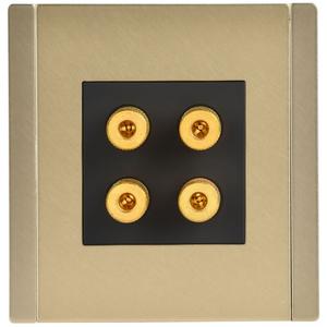 Розетка аудио 4-м FORTE&PIANO FP639M IP20 шампань IEK FP-S40-M-K37