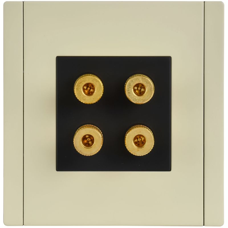 Розетка аудио 4-м FORTE&PIANO FP839M IP20 сл. кость IEK FP-S40-M-K41