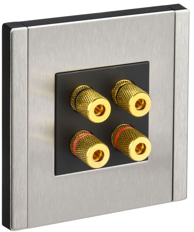 Розетка аудио 4-м FORTE&PIANO FP739M IP20 никель IEK FP-S40-M-K50