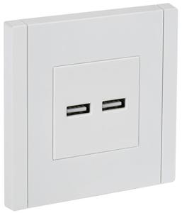 Розетка USB A+A 3.1А FORTE&PIANO FP249 бел. IEK FP-U21-D31-K01