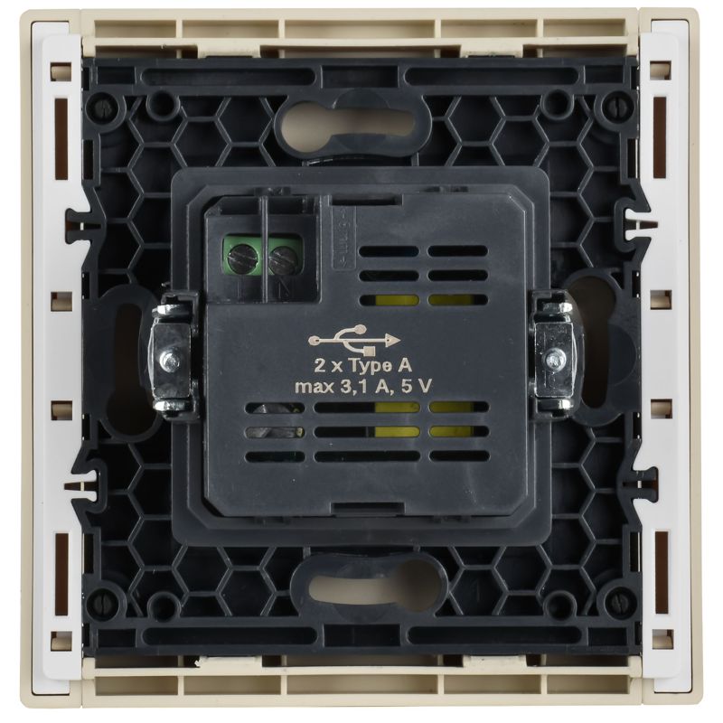 Розетка USB A+A 3.1А FORTE&PIANO FP449 ваниль IEK FP-U21-D31-K10