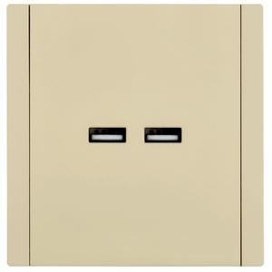 Розетка USB A+A 3.1А FORTE&PIANO FP449 ваниль IEK FP-U21-D31-K10