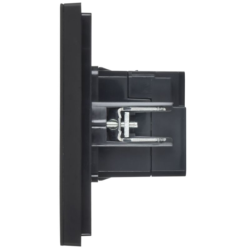 Розетка FORTE&PIANO FP149M USB A+A 3.1А черн. IEK FP-U21-D31-M-K02