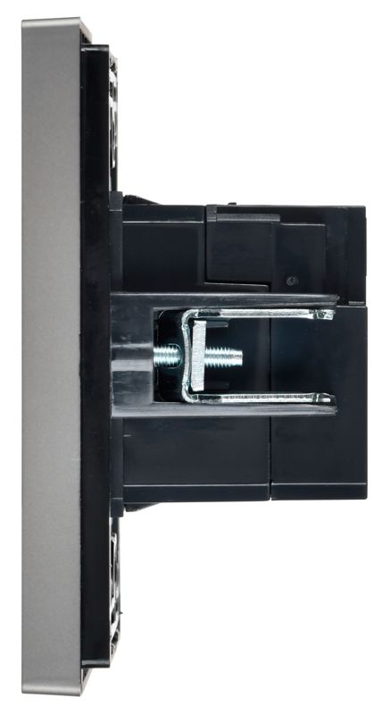 Розетка USB A+C сталь FORTE&PIANO 18Вт FP551 IEK FP-U22-018-K46