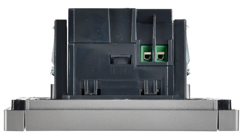 Розетка USB A+C сталь FORTE&PIANO 18Вт FP551 IEK FP-U22-018-K46
