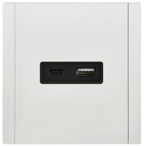Розетка FORTE&PIANO FP251M USB A+C 18Вт бел. IEK FP-U22-018-M-K01