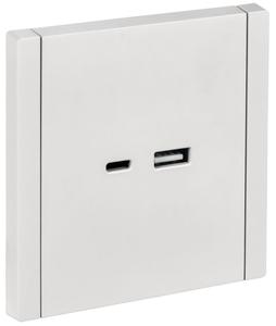 Розетка USB A+C 3.1А FORTE&PIANO FP250 бел. IEK FP-U22-D31-K01