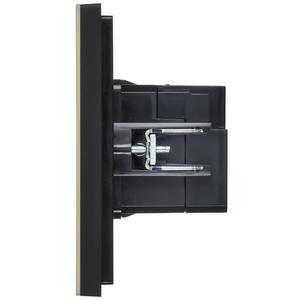 Розетка FORTE&PIANO FP150M USB A+C 3.1А черн. IEK FP-U22-D31-M-K02