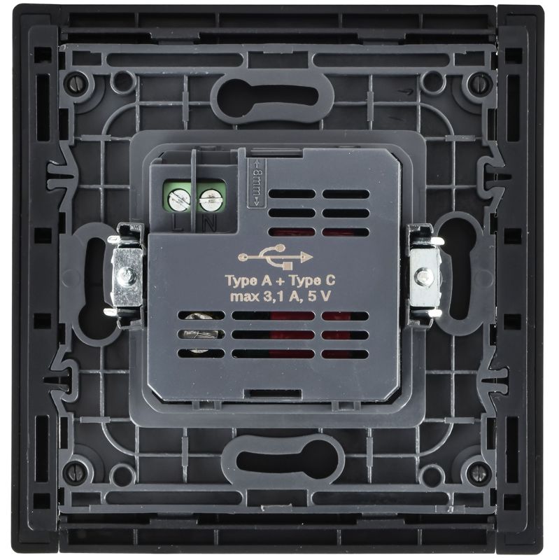 Розетка FORTE&PIANO FP650M USB A+C 3.1А шампань IEK FP-U22-D31-M-K37