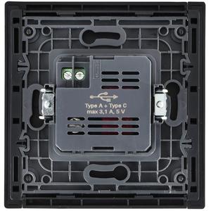 Розетка FORTE&PIANO FP650M USB A+C 3.1А шампань IEK FP-U22-D31-M-K37