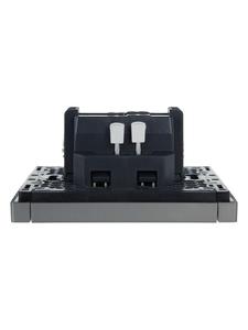 Выключатель 1-кл. СП FORTE&PIANO 10А FP501 сталь IEK FP-V10-0-10-1-K46