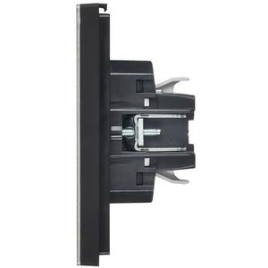 Выключатель 1-кл. 1п 1мод. СП FORTE&PIANO FP701M 10А IP20 никель IEK FP-V10-0-10-1-M-K50