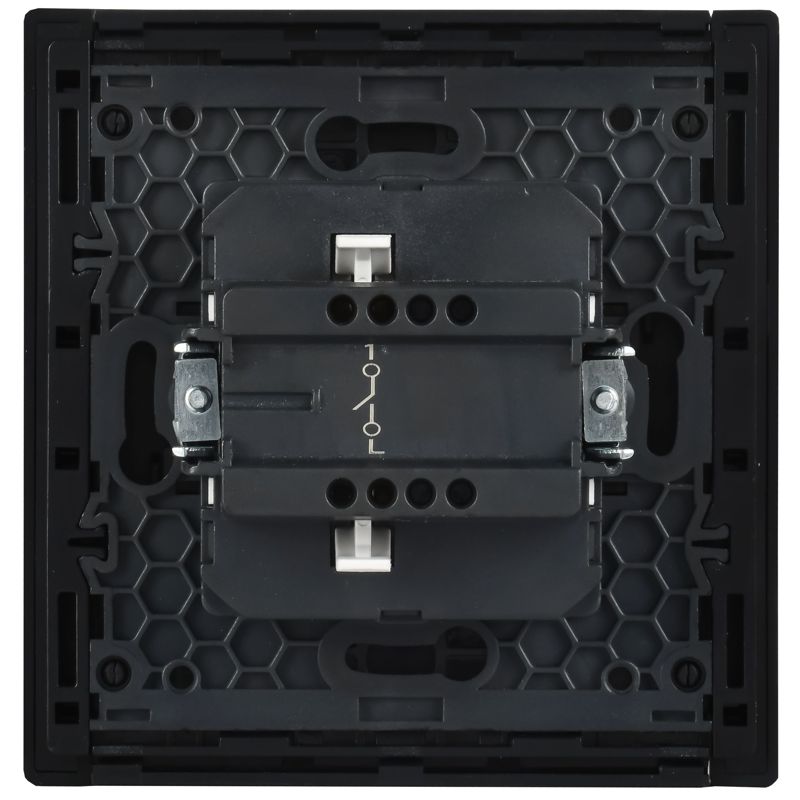 Выключатель 1-кл. 1п 1мод. СП FORTE&PIANO FP701M 10А IP20 никель IEK FP-V10-0-10-1-M-K50