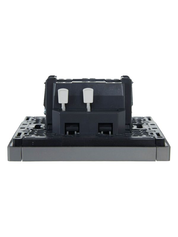Выключатель перекрестный 1-кл. СП FORTE&PIANO 10А FP512 сталь IEK FP-V13-0-10-1-K46
