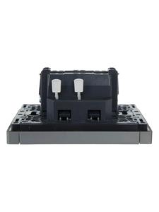 Выключатель перекрестный 1-кл. СП FORTE&PIANO 10А FP512 сталь IEK FP-V13-0-10-1-K46