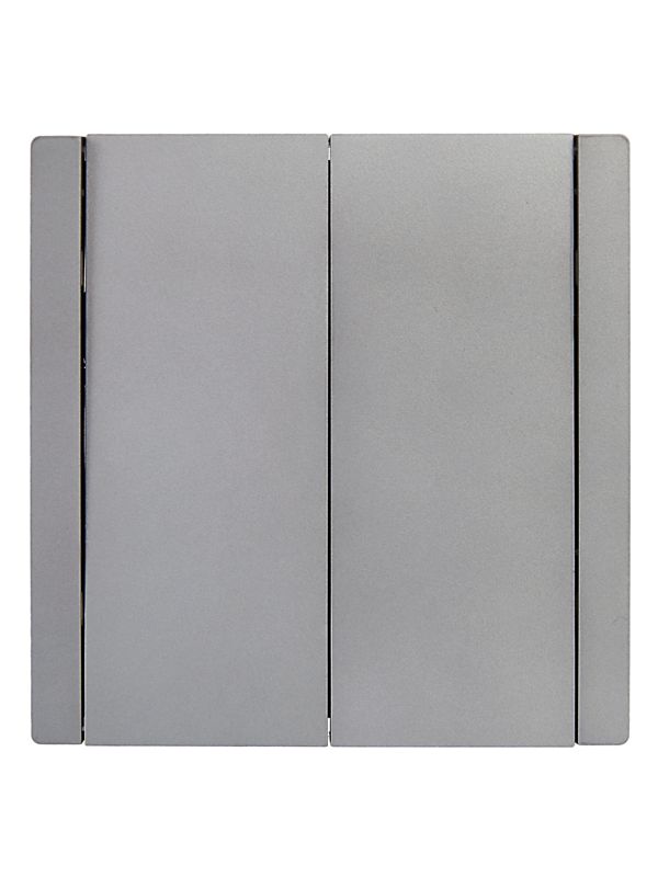 Выключатель проходной 2-кл. СП FORTE&PIANO 10А FP507 сталь IEK FP-V22-0-10-1-K46