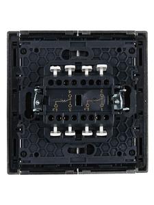 Выключатель проходной 2-кл. СП FORTE&PIANO 10А FP507 сталь IEK FP-V22-0-10-1-K46