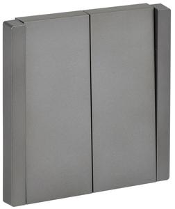 Выключатель перекрестный 2-кл. СП FORTE&PIANO 10А FP509 сталь IEK FP-V23-0-10-1-K46