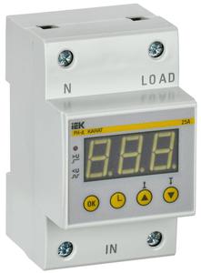 Реле напряжения РН-д 1ф 54мм 25А KARAT IEK IVR31-1-25
