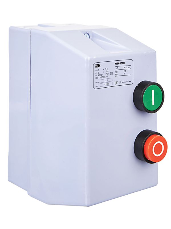 Контактор КМИ-10960 9А 380В/АС3 IP54 KARAT IEK KKM16-009-380-00