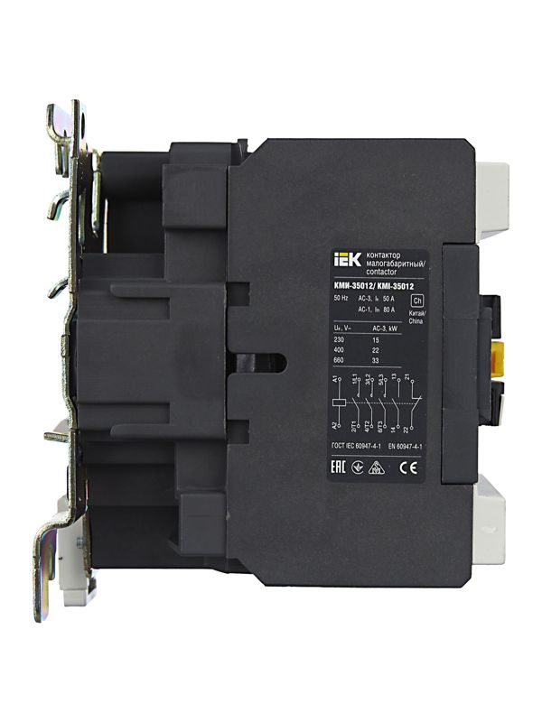 Контактор КМИ-35012 50А 230В/АС3 1НО 1НЗ KARAT IEK KKM31-050-230-11