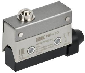 Микропереключатель концевой МП-7100 IP40 толкатель IEK KKV12-7100-2-64
