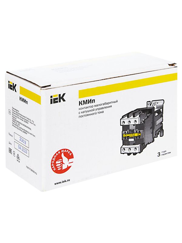 Контактор КМИп-23210 32А 24В/АС3 1НО KARAT IEK KMD21-032-024-10