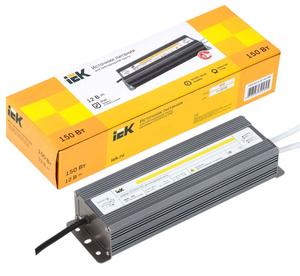 Драйвер LED ИПСН-PRO 5050 150Вт 12В блок-шнуры IP67 IEK LSP1-150-12-67-33-PRO