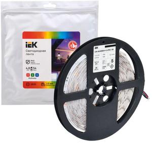 Лента светодиодная LED LSR-2835RGB54-4.8-IP65-12В (уп.5м) IEK LSR1-3-054-65-3-05