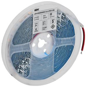 Лента светодиодная LED LSR-5050WW60-14.4-IP20-12В (уп.5м) IEK LSR2-1-060-20-3-05