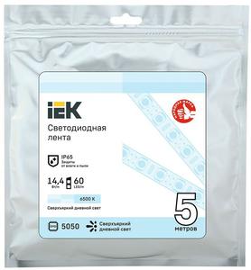 Лента светодиодная LED LSR-5050W60-14.4-IP65-12В (уп.5м) IEK LSR2-2-060-65-3-05