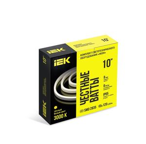 Комплект DIY (2835WW120-8-IP65-220В 10м + драйвер) IEK LSR5-1-120-65-2-10-S0
