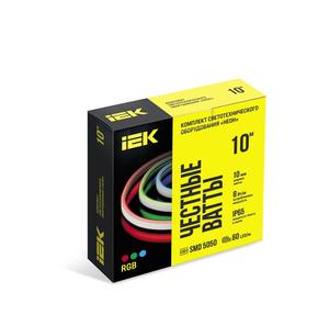 Комплект DIY (5050RGB60-8-IP65-220В 10м + драйвер) IEK LSR5-RGB-060-65-2-10-S0