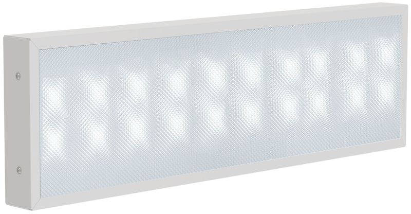 Светильник светодиодный ДВО 1011 PRO 18Вт 6500К IP40 595х180мм панель призма IEK LTP-DVO0-1011-18-65-K01