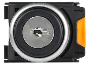 Переключатель 3 полож. 1НО+1НЗ с ключом черн. MASTER IEK MI-SW60-20Y-3-34-3-K02