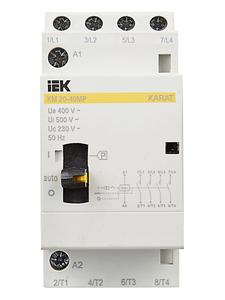 Контактор модульный КМ20-40МР AC с ручным управ. KARAT IEK MKK12-20-40