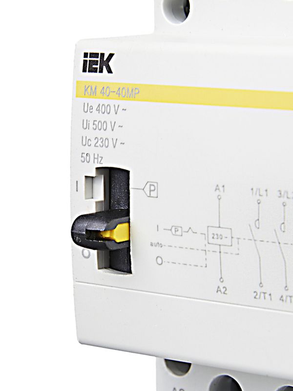Контактор модульный КМ40-40МР AC с ручным управ. KARAT IEK MKK22-40-40