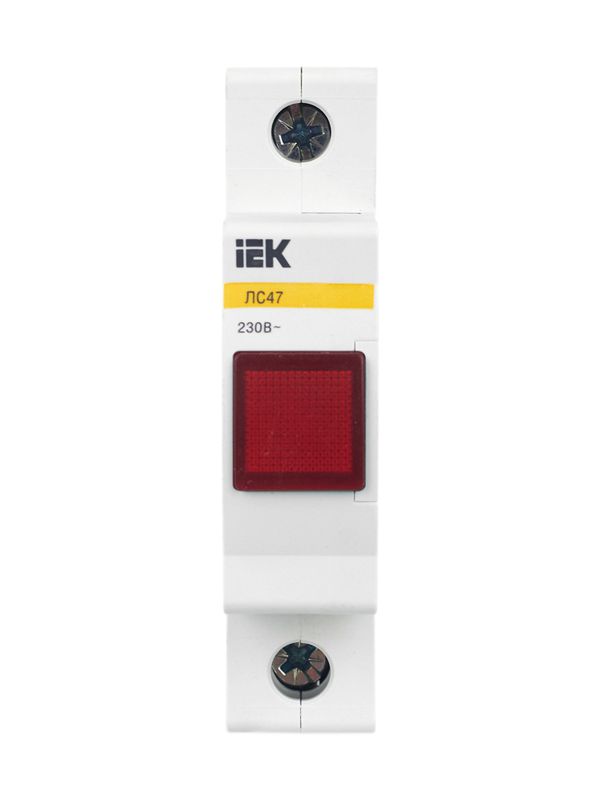 Лампа сигнальная ЛС-47 красн. KARAT IEK MLS10-230-K04