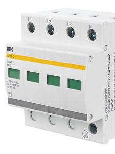Ограничитель перенапряжения ОПС1-C 4P KARAT IEK MOP20-4-C