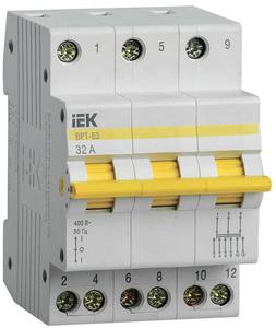 Выключатель-разъединитель трехпозиционный 3п ВРТ-63 32А KARAT IEK MPR10-3-032