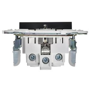 Розетка SKANDY 16А с заземл. защ. шторки SK-R04G графит IEK SK-R14-16-K53