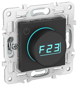 Термостат электронный SKANDY SK-T01Bl с индикацией черн. IEK SK-RT11-K02