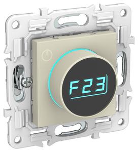 Термостат электронный SKANDY SK-T01B с индикацией беж. IEK SK-RT11-K10