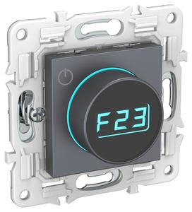 Термостат электронный SKANDY SK-T01T с индикацией титан IEK SK-RT11-K48
