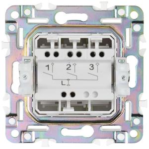 Выключатель 3-кл. SKANDY 10А SK-V11G мятный IEK SK-V30-0-10-K06