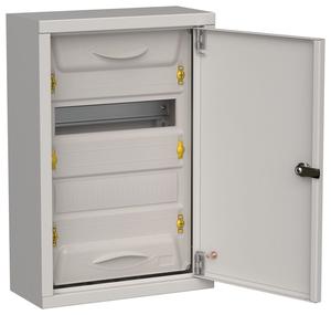 Корпус ЩРн-24 (1х24) TITAN 5 460х310х140 IP31 метал. сер. IEK TI5-50-N-024-31-7035