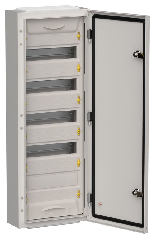 Корпус ЩРн-60 (1х60) TITAN 5 835х310х140 IP54 метал. сер. IEK TI5-50-N-060-54-7035