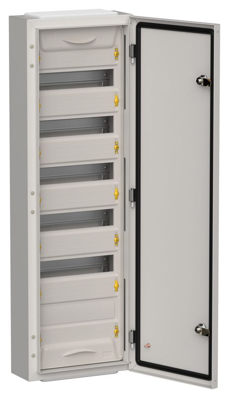 Корпус ЩРн-72 (1х72) TITAN 5 960х310х140 IP54 метал. сер. IEK TI5-50-N-072-54-7035